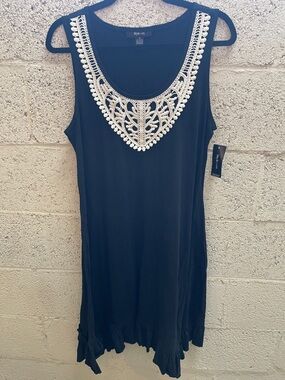 Style & Co Black Dress Sz M NWT